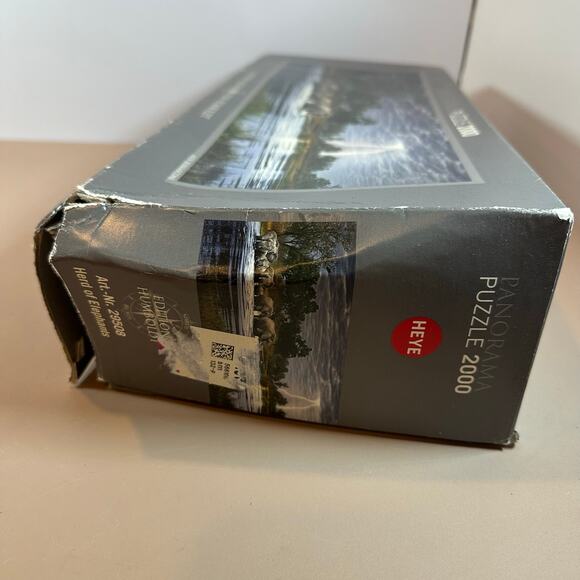 Panorama Puzzle 2000 Piece Edition Humboldt Herd of Elephants 29508 Heye 2012 - Picture 7 of 9